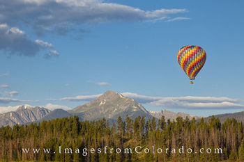 Hot Air Baloon over Fraser, Colorado 1