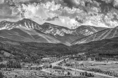 Winter Park and Parry Peak Black and White 701-1