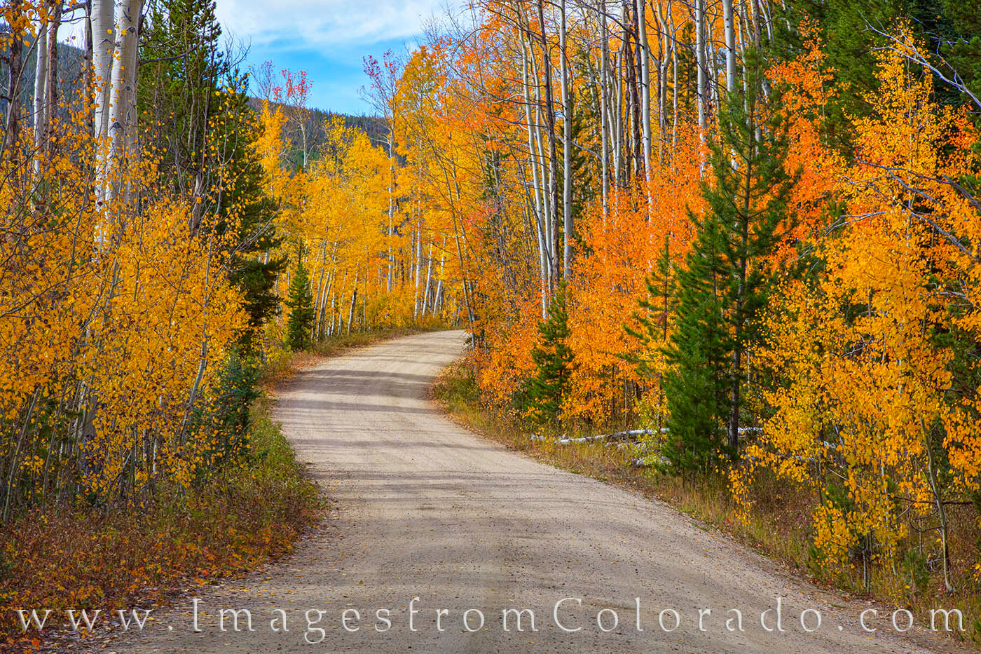 Behind the resort town of Winter Park, CR 72 shows off its fall colors on a cool, late September day. I loved how the winding...