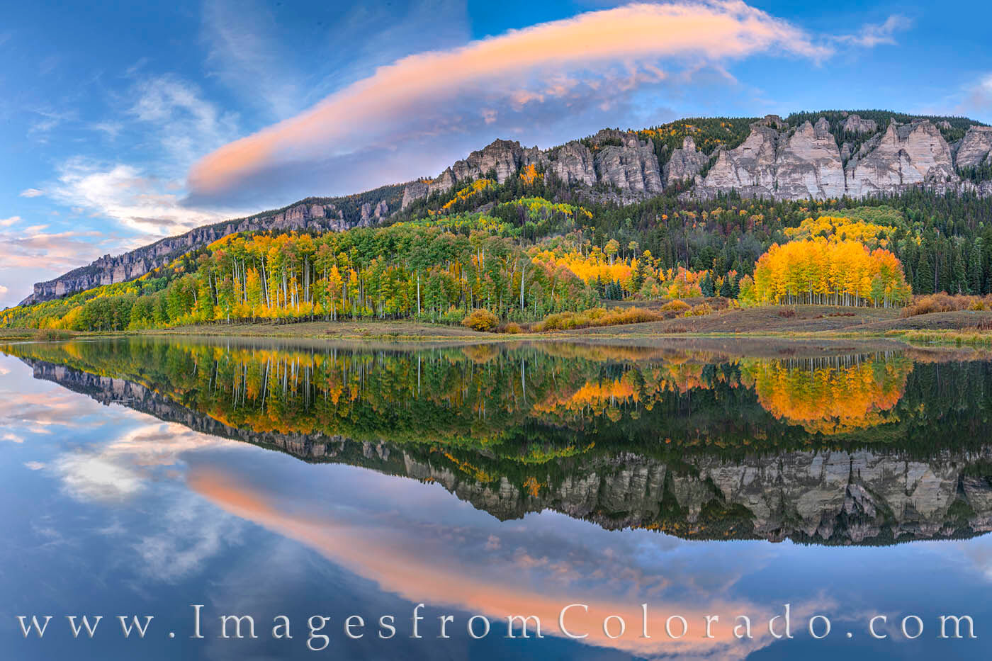 Clear Lake Autumn Reflection 103-1