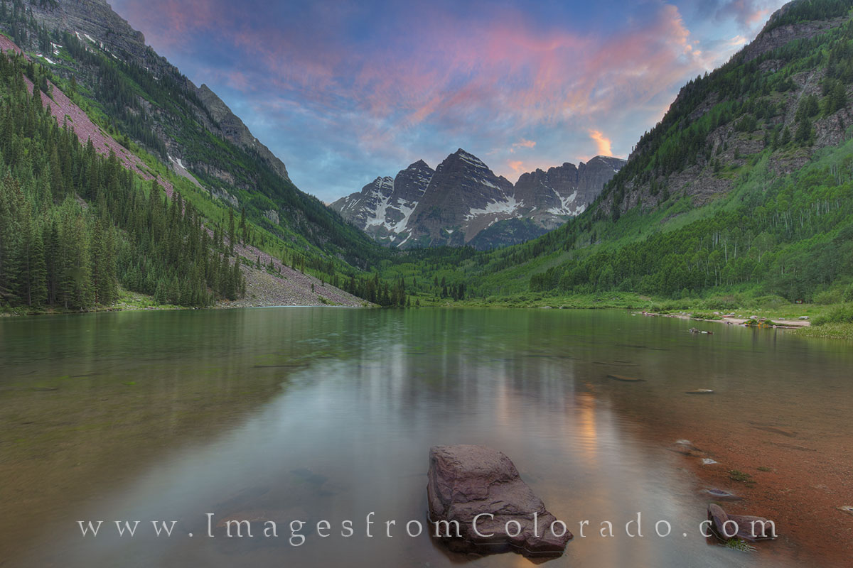 One of my favorite places to photograph the outdoors is at the Maroon Bells and Maroon Lake near Aspen, Colorado. With the mountainsides...