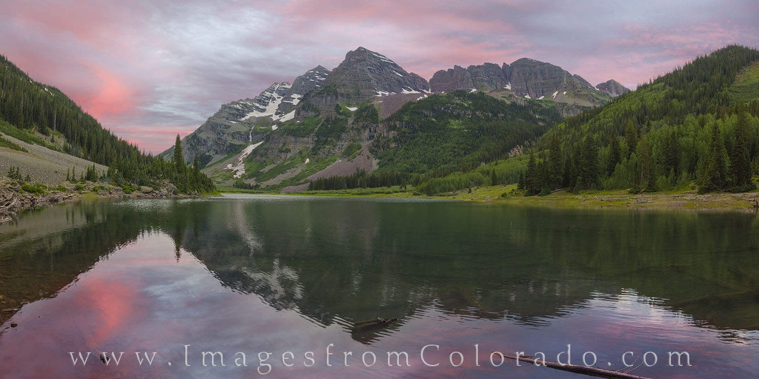 An evening at Crater Lake in the shadow of the majestic Maroon Bells is a memory not soon forgotten. This beautiful location...