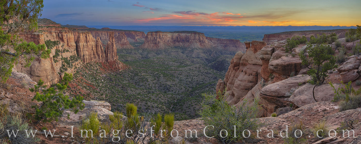 Monument Canyon stretches out as a grand landscape of the western slope. Colorado National Monument is a gem just west of Grand...