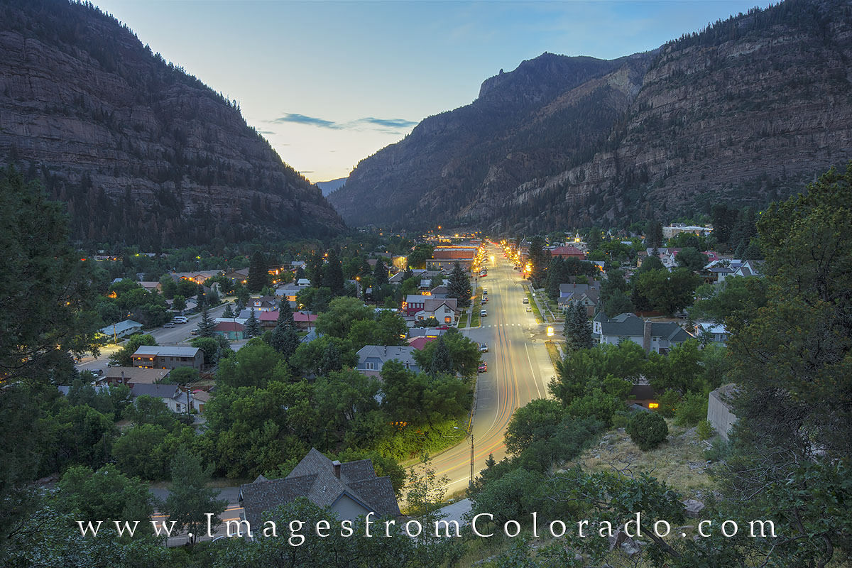 As you make your way north into the town of Ouray, this is the view you’ll enjoy just before the last few switchbacks that...