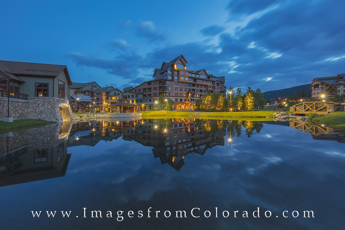 This little pond in the Winter Park, Colorado, ski village offers great reflections on calm mornings. This Winter Park summer...
